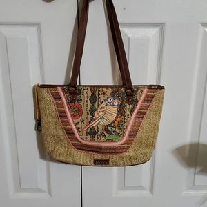 Sakroots straw pocketbook